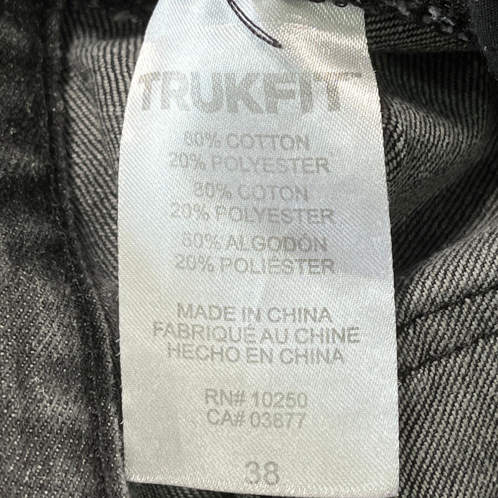 Trukfit Jeans Mens 38 Gray Good Straight Leg Streetwear Denim - Picture 6 of 9